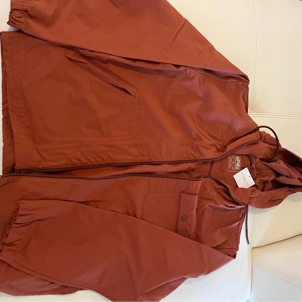 American Eagle Outfitters Terracotta Hooded Jacket